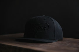 D.C.C. Black on Black Snapback Hat