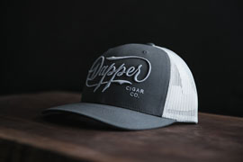 Dapper Cigar Co Gray Gray Trucker Hat