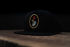 La Madrina Black Snapback Hat