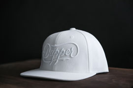 D.C.C. White on White Snapback Hat